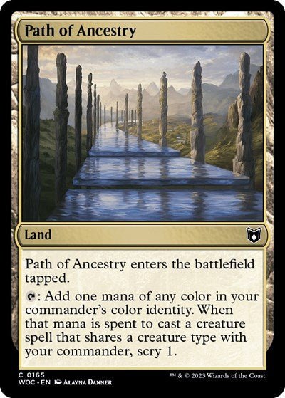 Path of Ancestry (Commander: Wilds of Eldraine) Near Mint - Nick Nack's Full Frontal Attack