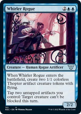 Whirler Rogue (Commander: Kamigawa: Neon Dynasty) Near Mint - Nick Nack's Full Frontal Attack