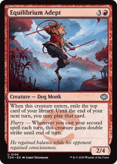 Equilibrium Adept (Tarkir: Dragonstorm) Near Mint - Nick Nack's Full Frontal Attack