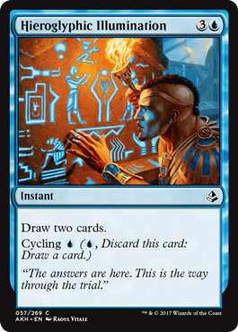 Hieroglyphic Illumination (Amonkhet) Near Mint - Nick Nack's Full Frontal Attack