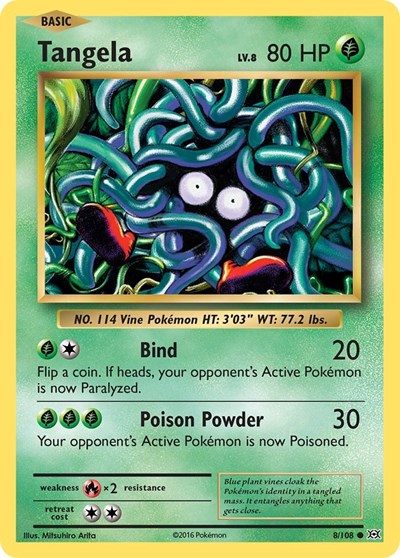 Tangela (XY - Evolutions) Near Mint Reverse Holofoil