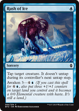 Rush of Ice (Battle for Zendikar) Near Mint - Nick Nack's Full Frontal Attack