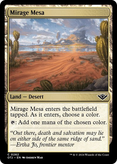 Mirage Mesa (Outlaws of Thunder Junction) Near Mint