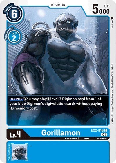 Gorillamon (Digital Hazard) Near Mint - Nick Nack's Full Frontal Attack