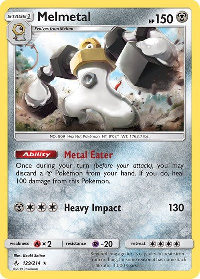 Melmetal (SM - Unbroken Bonds) Near Mint Holofoil