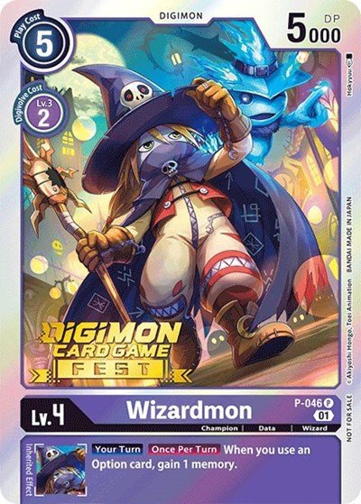 Wizardmon (Digimon Fest 2022) (Digimon Promotion Cards) Near Mint Foil - Nick Nack's Full Frontal Attack