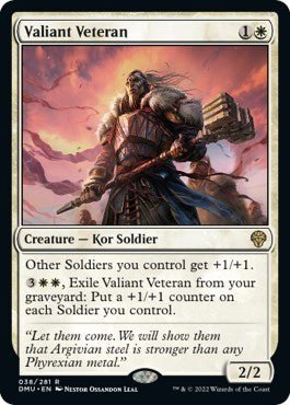 Valiant Veteran (Dominaria United) Near Mint - Nick Nack's Full Frontal Attack
