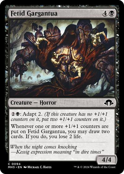 Fetid Gargantua (Modern Horizons 3) Near Mint - Nick Nack's Full Frontal Attack