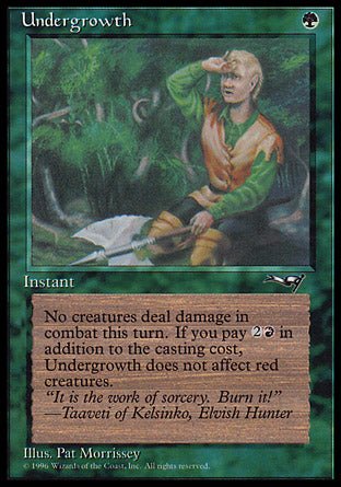 Undergrowth (Man with Ax) (Alliances) Light Play - Nick Nack's Full Frontal Attack