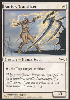 Auriok Transfixer (Mirrodin) Light Play
