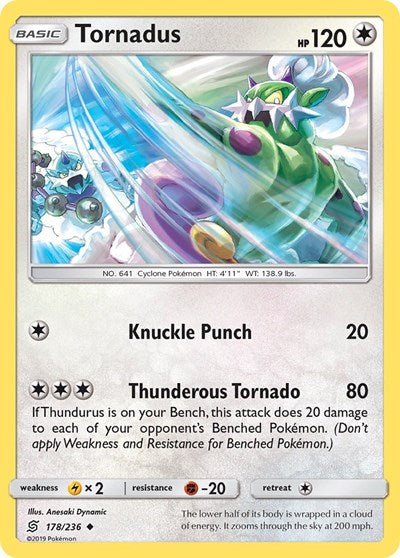 Tornadus (SM - Unified Minds) Light Play - Nick Nack's Full Frontal Attack