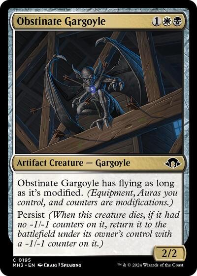 Obstinate Gargoyle (Modern Horizons 3) Near Mint - Nick Nack's Full Frontal Attack