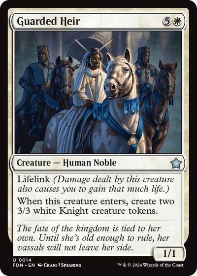 Guarded Heir (Foundations) Near Mint - Nick Nack's Full Frontal Attack