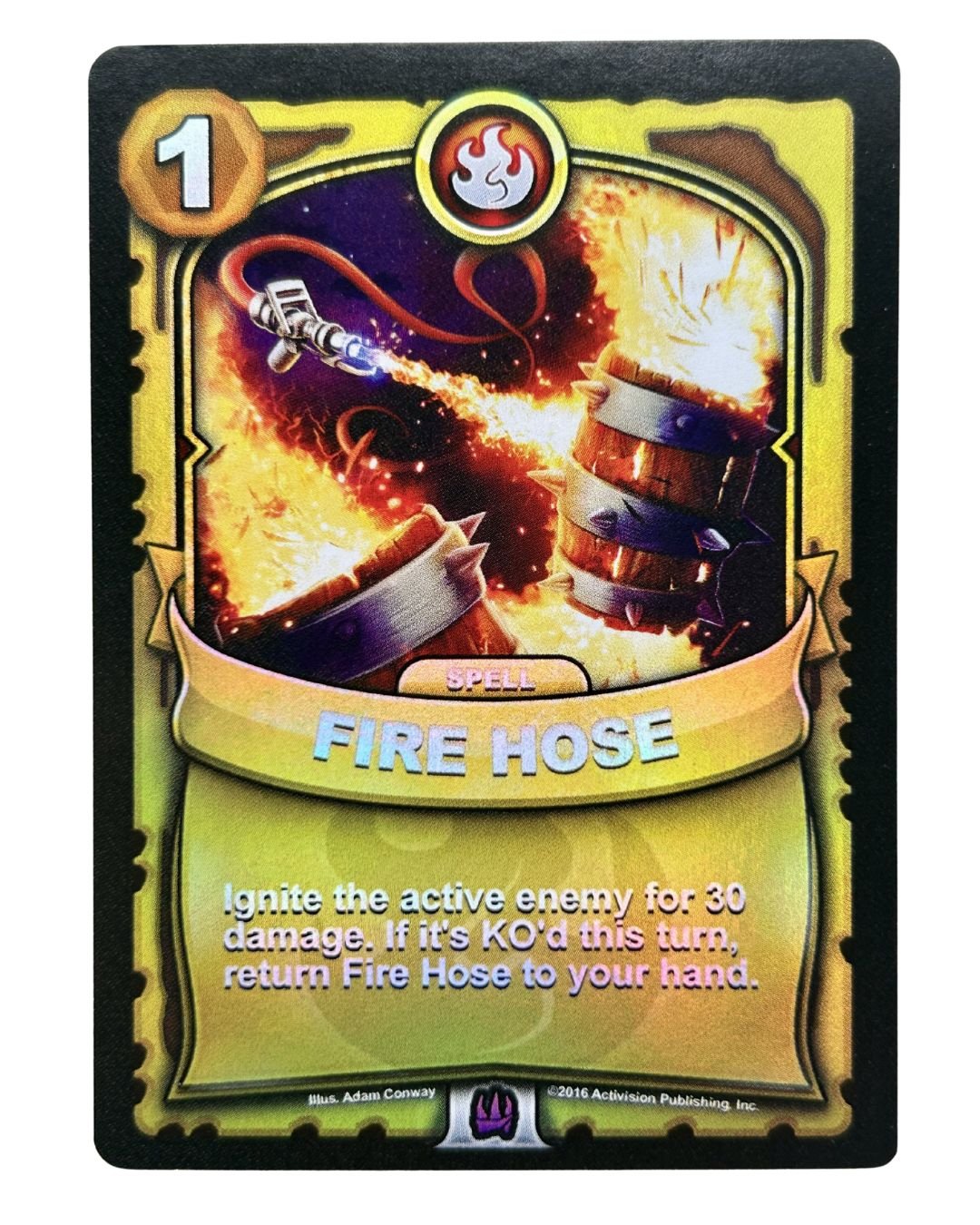 Fire Hose (Battlecast) (Gold Foil) - Nick Nack's Full Frontal Attack