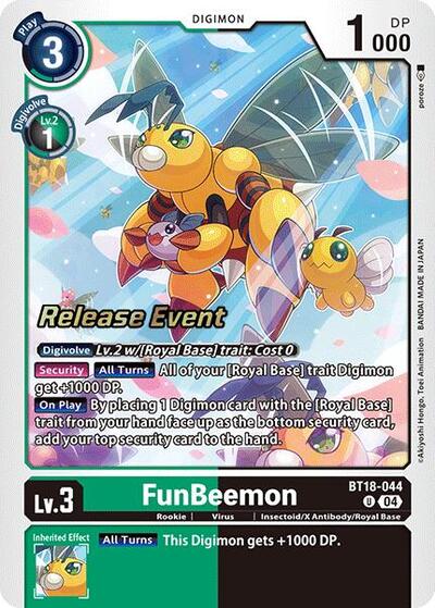 FunBeemon BT18-044 (Release Special Booster 2.0 Pre-Release Cards) Near Mint Foil
