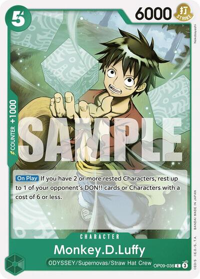 Monkey.D.Luffy (036) (Emperors in the New World) Near Mint