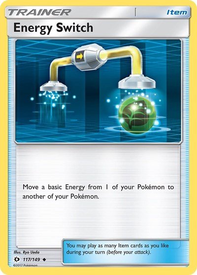 Energy Switch (SM Base Set) Near Mint - Nick Nack's Full Frontal Attack