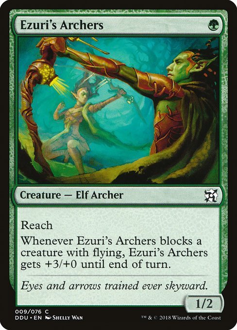 Ezuri's Archers (Duel Decks: Elves vs Inventors) Near Mint - Nick Nack's Full Frontal Attack