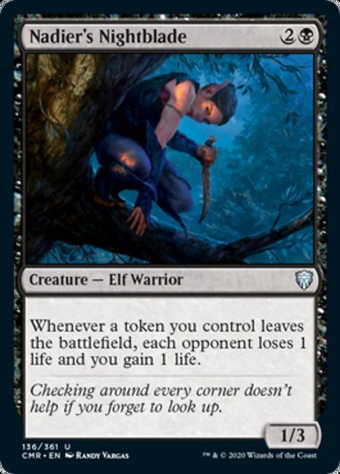 Nadier's Nightblade (Commander Legends) Near Mint - Nick Nack's Full Frontal Attack