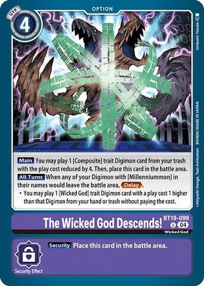 The Wicked God Descends! (Release Special Booster 2.0) Near Mint