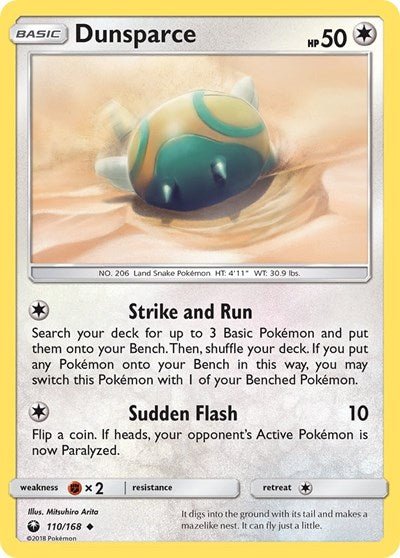 Dunsparce (SM - Celestial Storm) Near Mint - Nick Nack's Full Frontal Attack