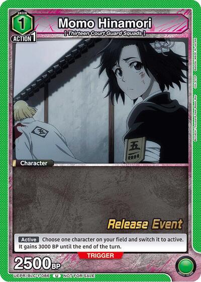 Momo Hinamori (BLEACH: Thousand-Year Blood War Release Event Cards) Near Mint