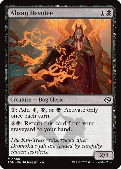Abzan Devotee (Tarkir: Dragonstorm) Near Mint - Nick Nack's Full Frontal Attack