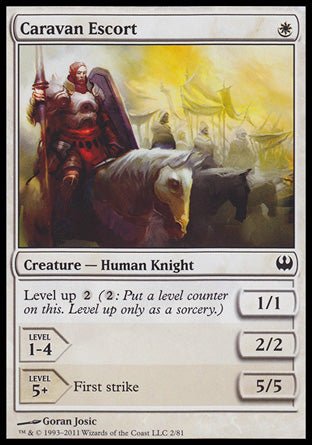 Caravan Escort (Duel Decks: Knights vs Dragons) Near Mint - Nick Nack's Full Frontal Attack