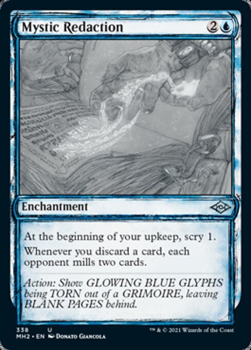 Mystic Redaction (Showcase) (Modern Horizons 2) Near Mint - Nick Nack's Full Frontal Attack