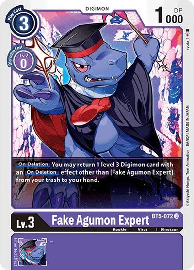 Fake Agumon Expert (Battle of Omni) Near Mint