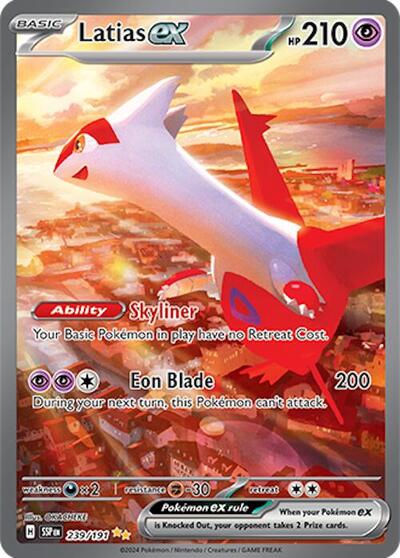 Latias ex - 239 (SV08: Surging Sparks) Near Mint Holofoil