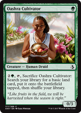 Oashra Cultivator (Amonkhet) Near Mint - Nick Nack's Full Frontal Attack