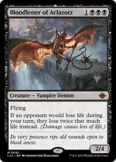 Bloodletter of Aclazotz (Promo Pack: The Lost Caverns of Ixalan) Near Mint Foil