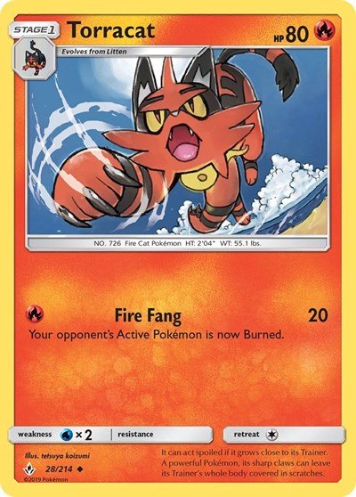 Torracat (SM - Unbroken Bonds) Near Mint - Nick Nack's Full Frontal Attack