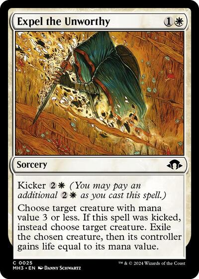 Expel the Unworthy (Modern Horizons 3) Near Mint - Nick Nack's Full Frontal Attack