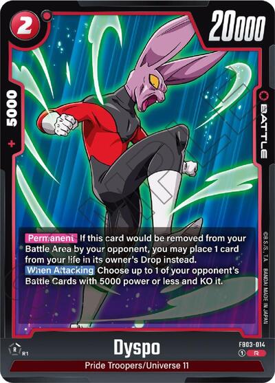 Dyspo FB03-014 (Raging Roar) Near Mint Holofoil