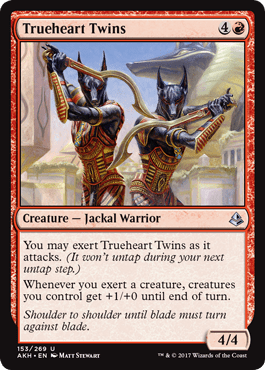 Trueheart Twins (Amonkhet) Near Mint - Nick Nack's Full Frontal Attack