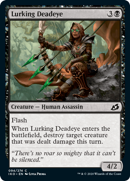 Lurking Deadeye (Ikoria: Lair of Behemoths) Near Mint - Nick Nack's Full Frontal Attack