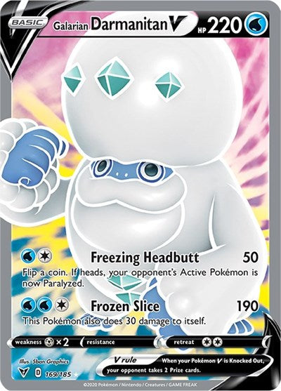 Galarian Darmanitan V (Full Art) (SWSH04: Vivid Voltage) Near Mint Holofoil