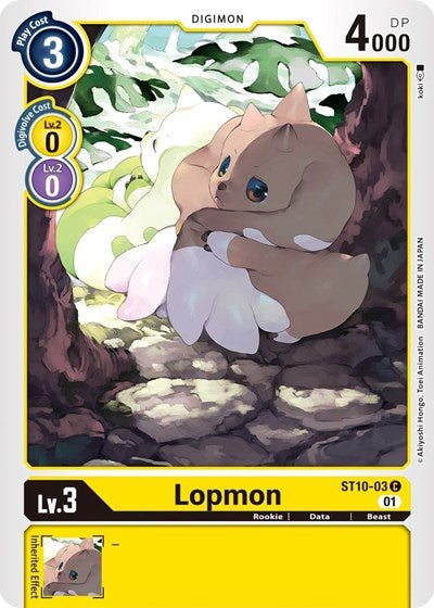 Lopmon (Starter Deck 10: Parallel World Tactician) Near Mint - Nick Nack's Full Frontal Attack