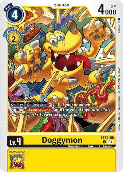 Doggymon (Starter Deck 19: Fable Waltz) Near Mint - Nick Nack's Full Frontal Attack