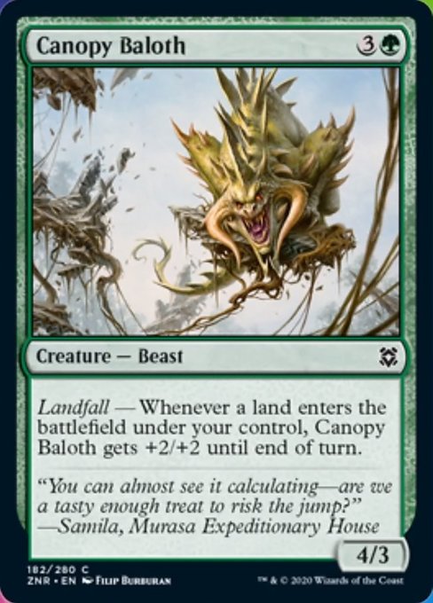 Canopy Baloth (Zendikar Rising) Near Mint