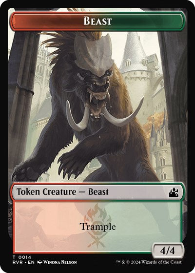 Beast Token (Ravnica Remastered) Near Mint