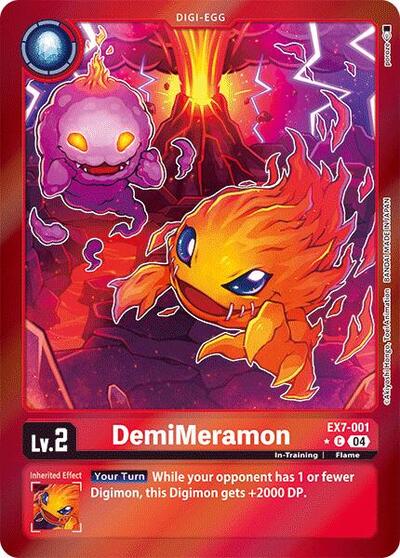 DemiMeramon (Foil) (Digimon LIBERATOR) Near Mint Foil
