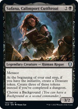 Safana, Calimport Cutthroat (Commander Legends: Battle for Baldur's Gate) Near Mint - Nick Nack's Full Frontal Attack