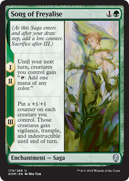 Song of Freyalise (Dominaria) Near Mint - Nick Nack's Full Frontal Attack