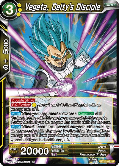 Vegeta, Deity's Disciple (Vicious Rejuvenation) Near Mint