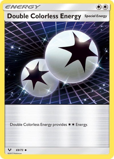 Double Colorless Energy (Shining Legends) Medium Play - Nick Nack's Full Frontal Attack