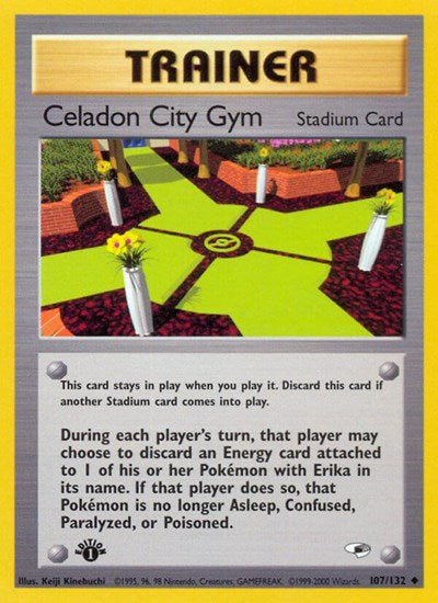 Celadon City Gym (Gym Heroes) Light Play Unlimited - Nick Nack's Full Frontal Attack