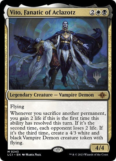 Vito, Fanatic of Aclazotz (Promo Pack: The Lost Caverns of Ixalan) Near Mint